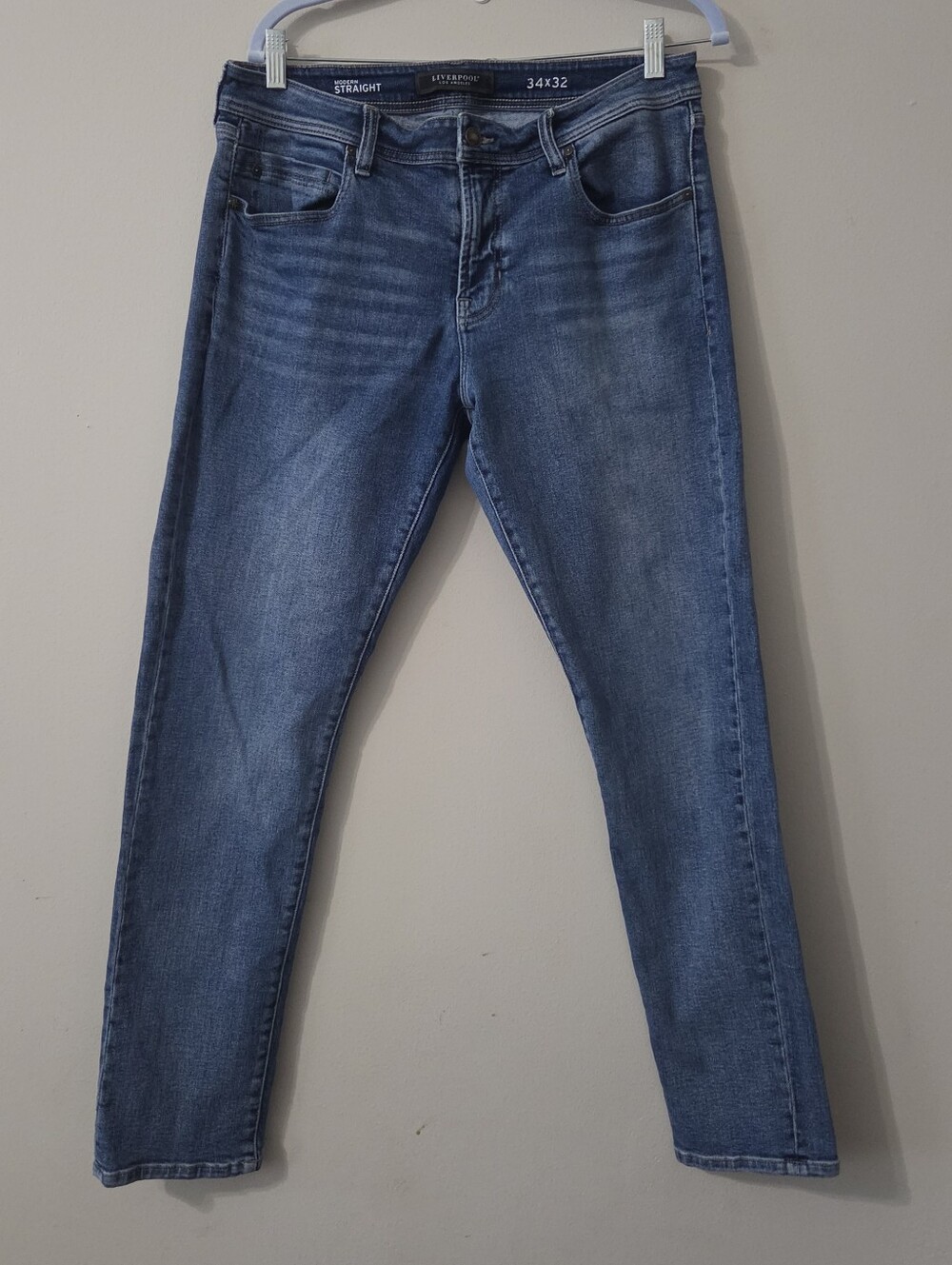 Liverpool Straight Modern Jeans Size 34×32 Men Denim